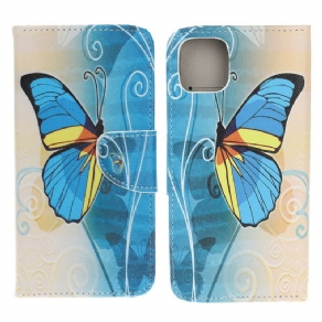 Flip Cover iPhone 13 Mini Sommerfugle