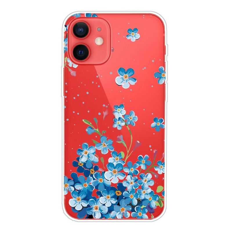 Mobilcover iPhone 13 Mini Buket Blå Blomster