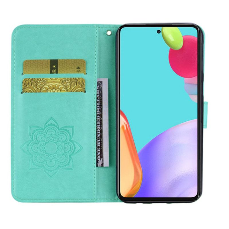 Læder Cover Samsung Galaxy A33 5G Ugle Mandala
