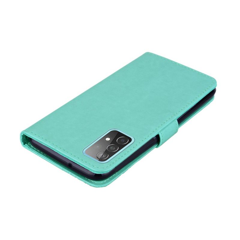 Læder Cover Samsung Galaxy A33 5G Ugle Mandala