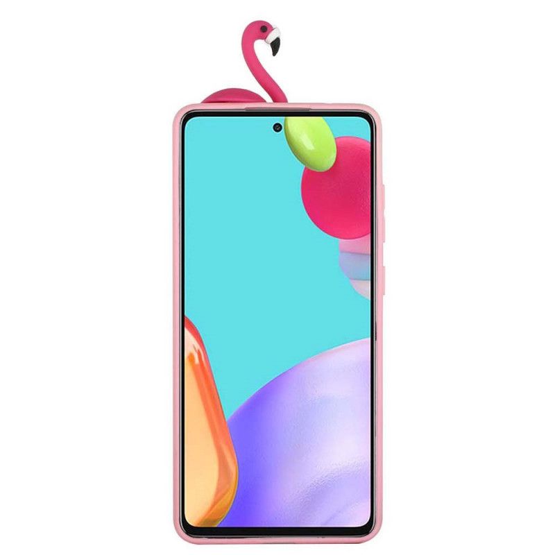 Mobilcover Samsung Galaxy A33 5G Flamingo 3d