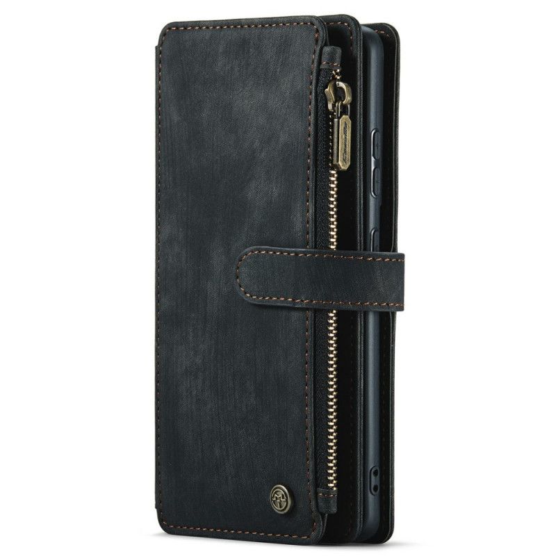 Flip Cover Samsung Galaxy S20 Ultra Caseme Lomme Med Lynlås
