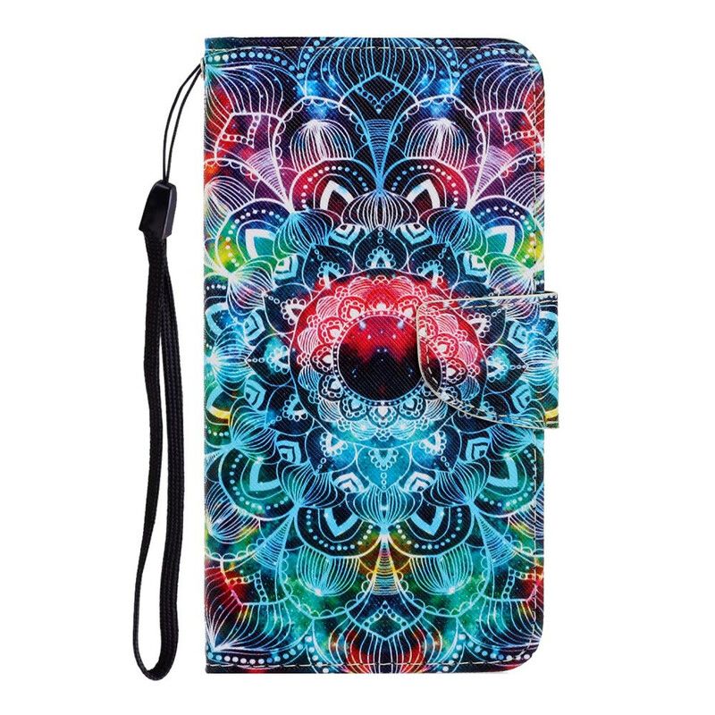Flip Cover Samsung Galaxy S20 Ultra Med Snor Flashy Strappy Mandala