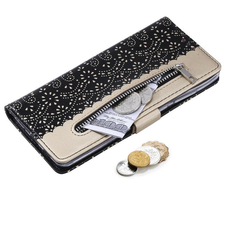 Flip Cover Samsung Galaxy S20 Ultra Med Snor Møntpung Med Blonderrem