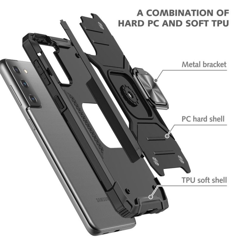 Cover Samsung Galaxy S22 5G Aftagelig Ringstøtte