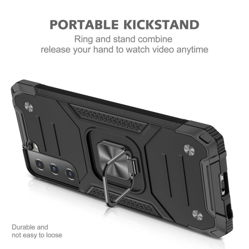 Cover Samsung Galaxy S22 5G Aftagelig Ringstøtte