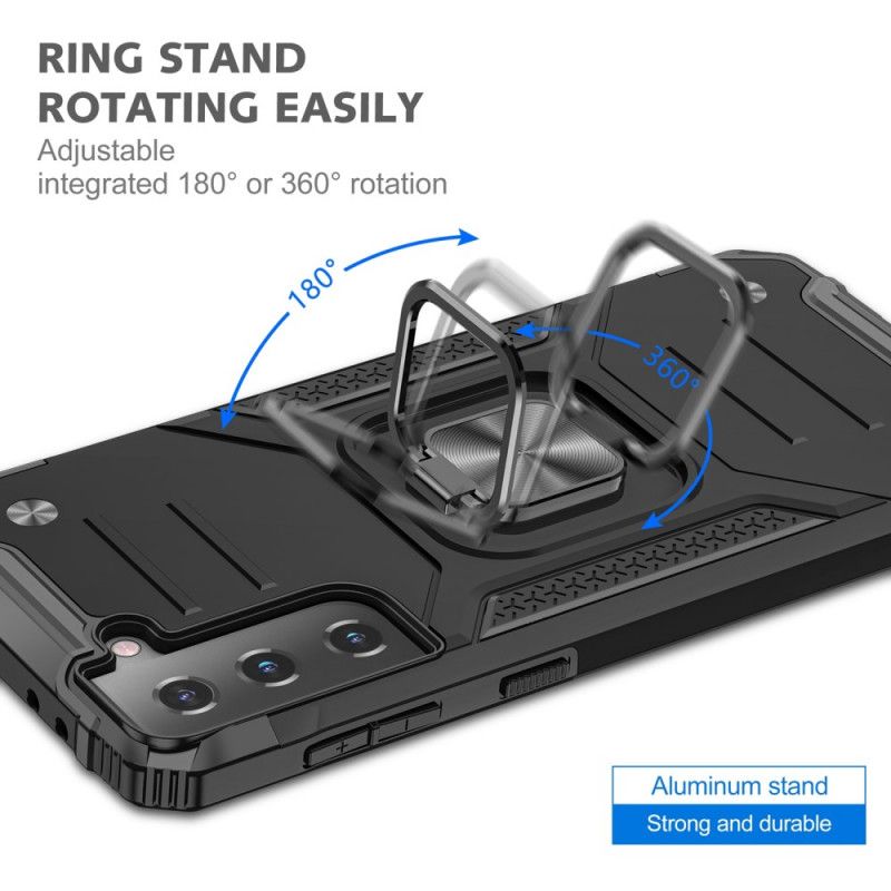 Cover Samsung Galaxy S22 5G Aftagelig Ringstøtte