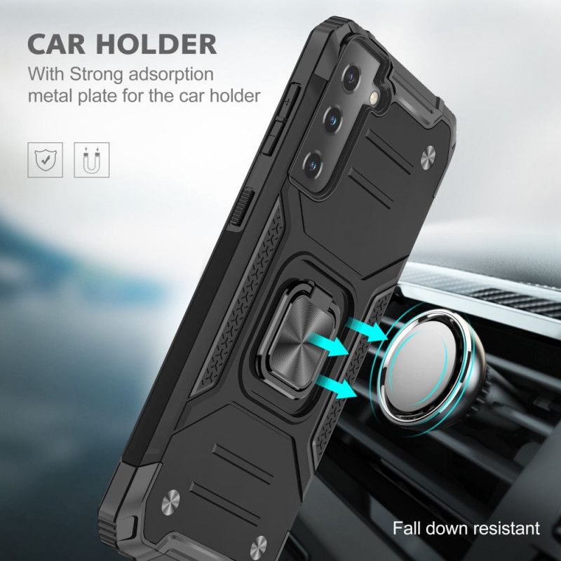Cover Samsung Galaxy S22 5G Aftagelig Ringstøtte