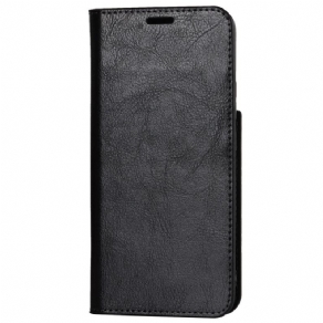 Cover Samsung Galaxy S22 5G Flip Cover Ægte Læder