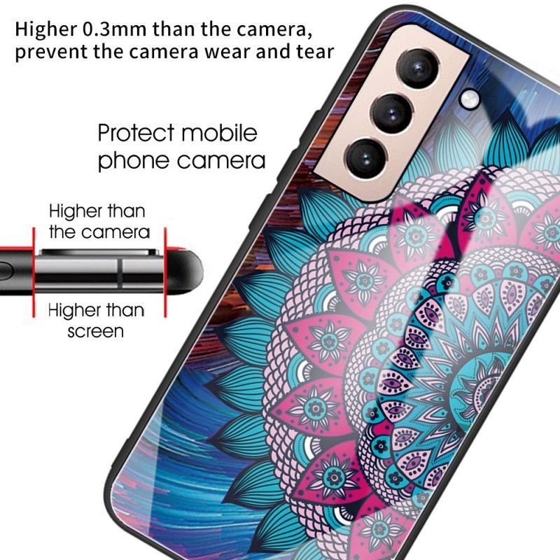 Cover Samsung Galaxy S22 5G Hærdet Glas Mandala