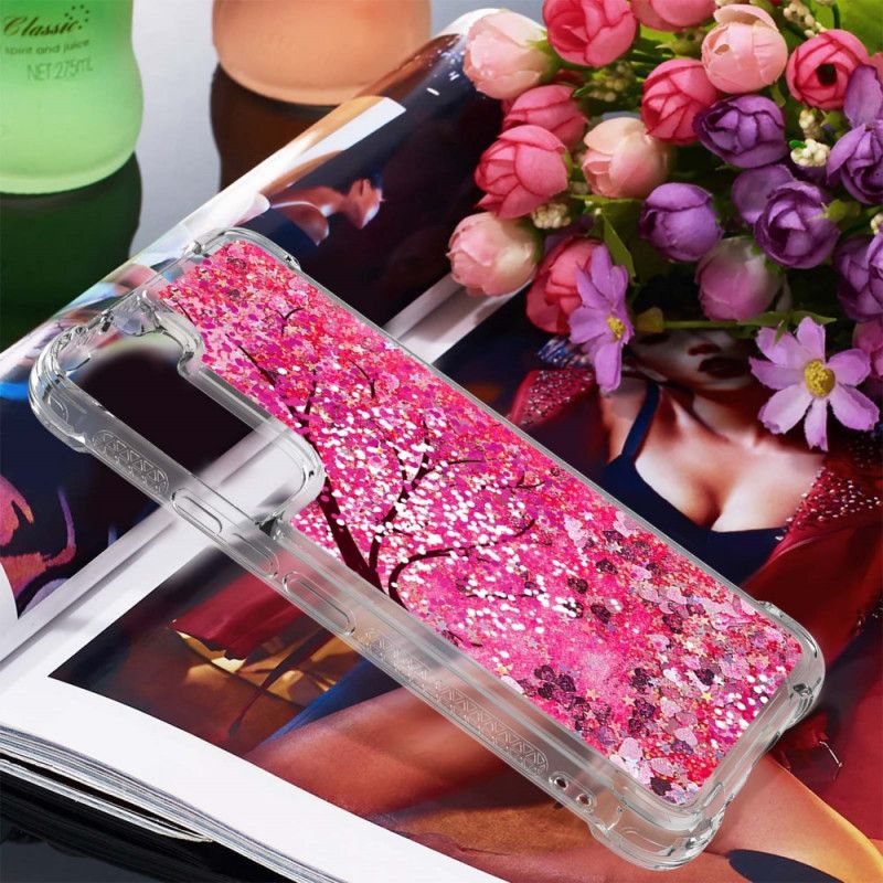 Cover Samsung Galaxy S22 5G Paillettertræ