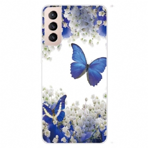 Cover Samsung Galaxy S22 5G Sommerfugle Design