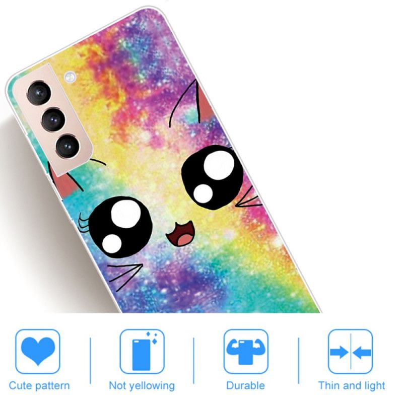 Cover Samsung Galaxy S22 5G Tegnefilm Kat