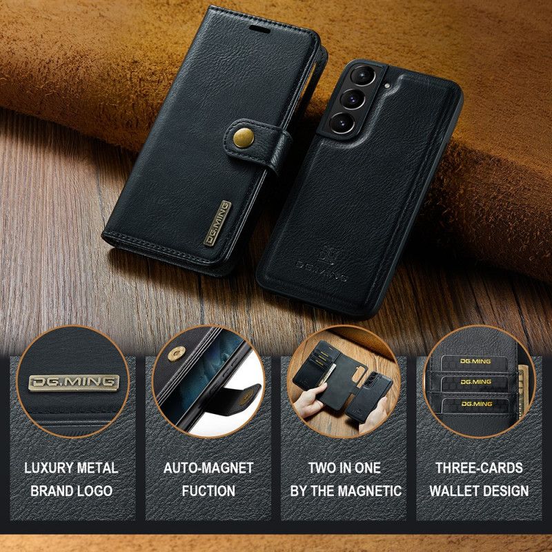 Flip Cover Samsung Galaxy S22 5G Dg.ming Aftagelig