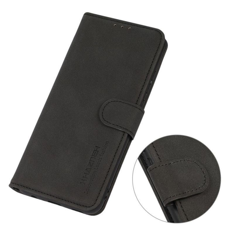 Læder Cover Samsung Galaxy S22 5G Lædereffekttekstur Khazneh