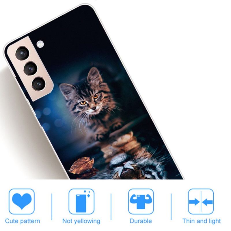 Mobilcover Samsung Galaxy S22 5G Kattereflektion