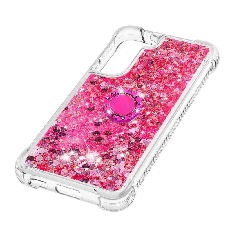 Mobilcover Samsung Galaxy S22 5G Pailletter Med Ringstøtte