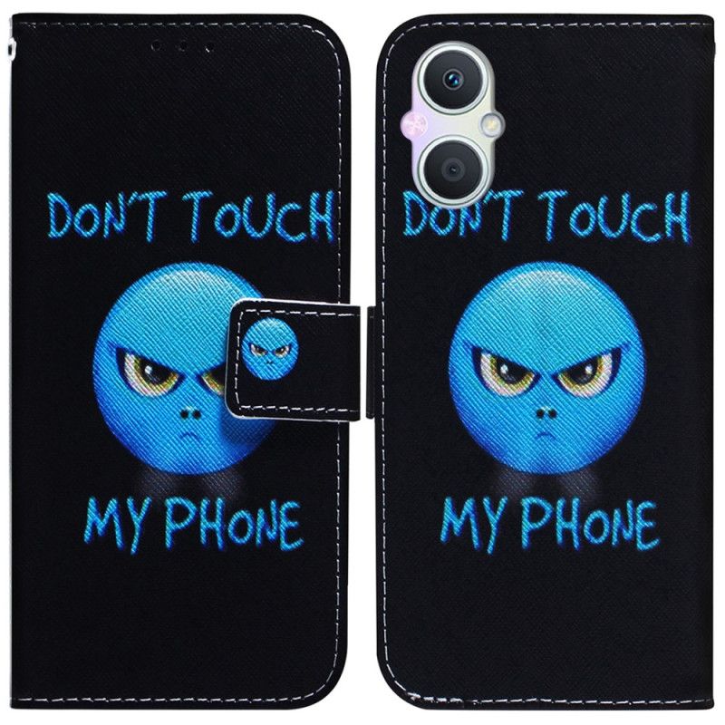 Flip Cover Oppo Reno 8 Lite Emoji-telefon