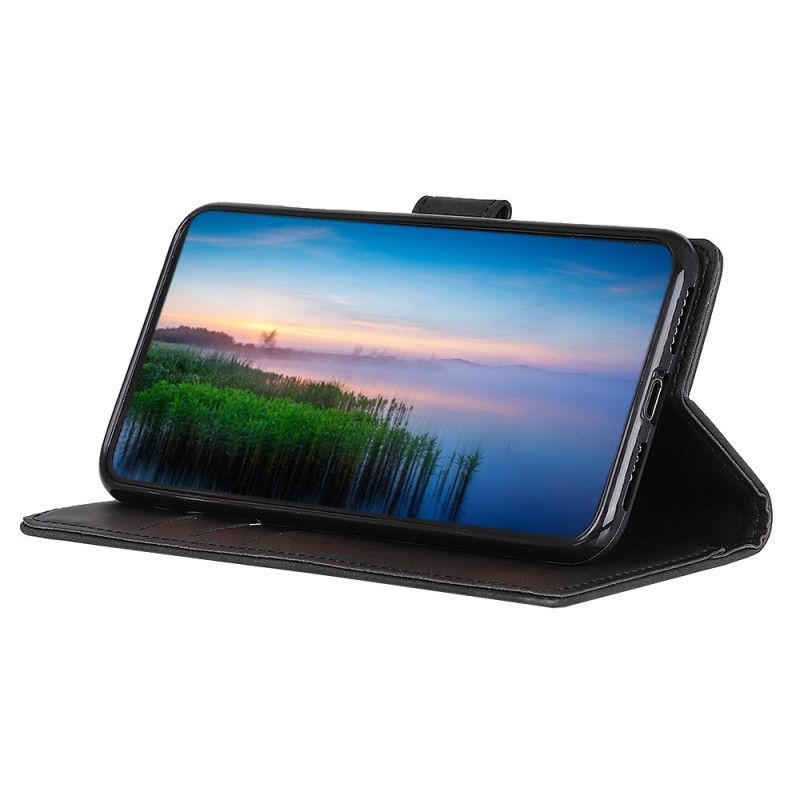 Flip Cover Oppo Reno 8 Lite Mat Læderstil