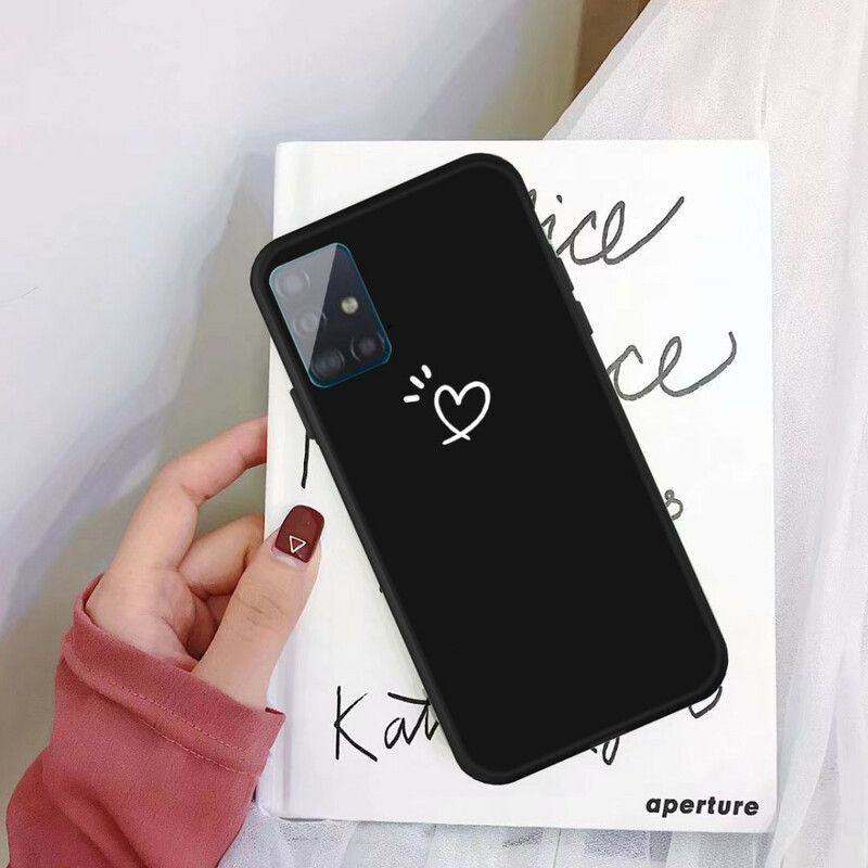 Cover Samsung Galaxy A71 Beating Heart Silikone
