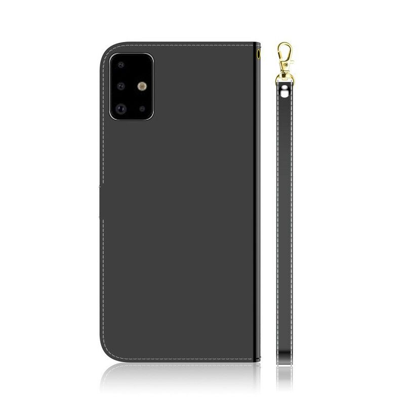 Flip Cover Samsung Galaxy A71 Faux Læder Spejlcover