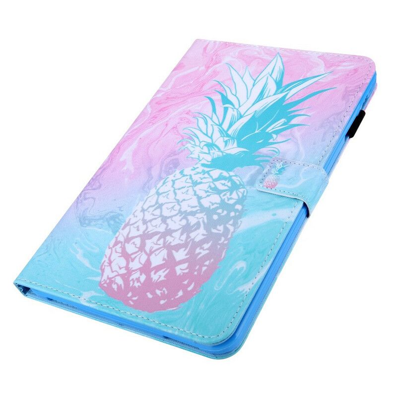 Læder Cover Samsung Galaxy Tab A7 Lite Ananas Design