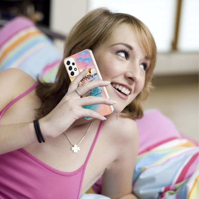 Cover Samsung Galaxy A53 5G Hold Aldrig Op Med At Drømme Om Sommerfugle