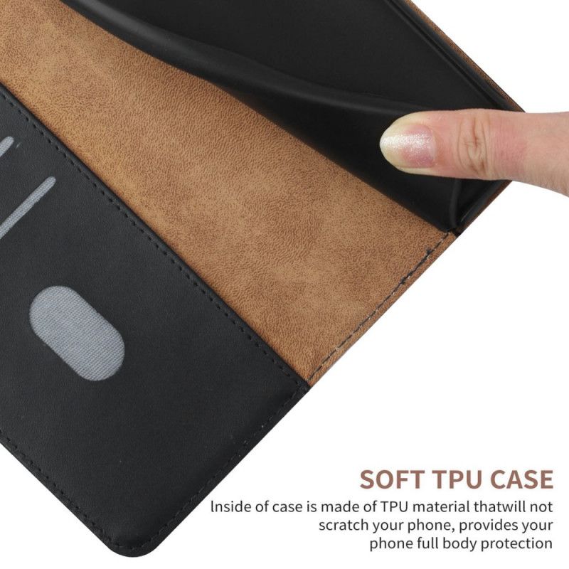 Flip Cover Sony Xperia 1 IV Ægte Nappa Læder