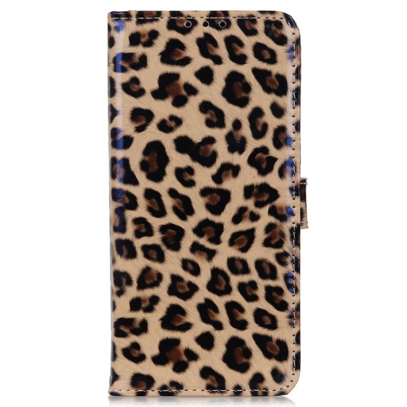 Læder Cover Sony Xperia 1 IV Leopardhudeffekt