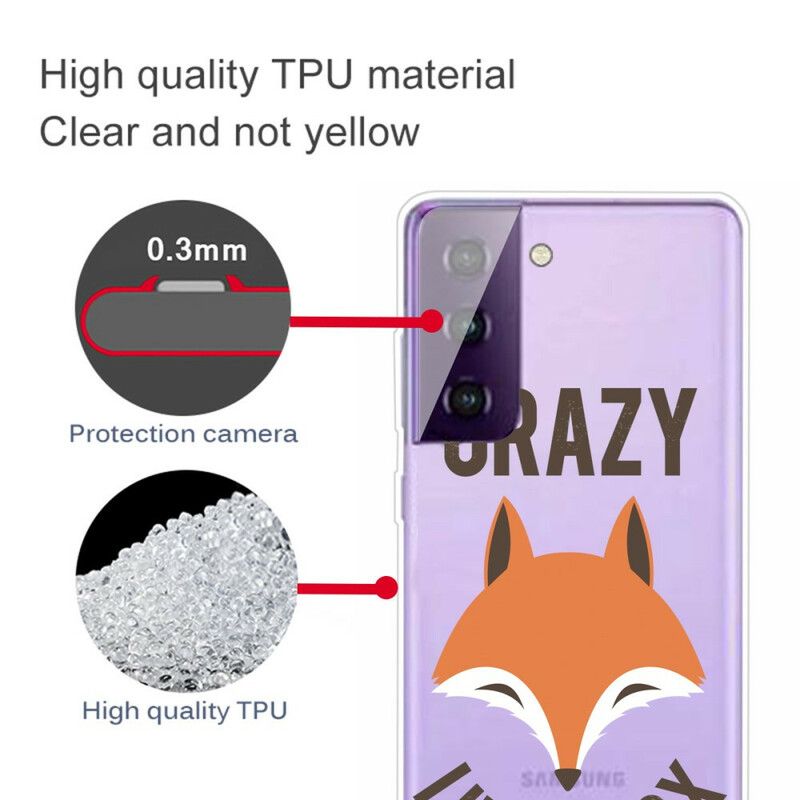 Cover Samsung Galaxy S21 FE Ræv / Skør Som En Ræv