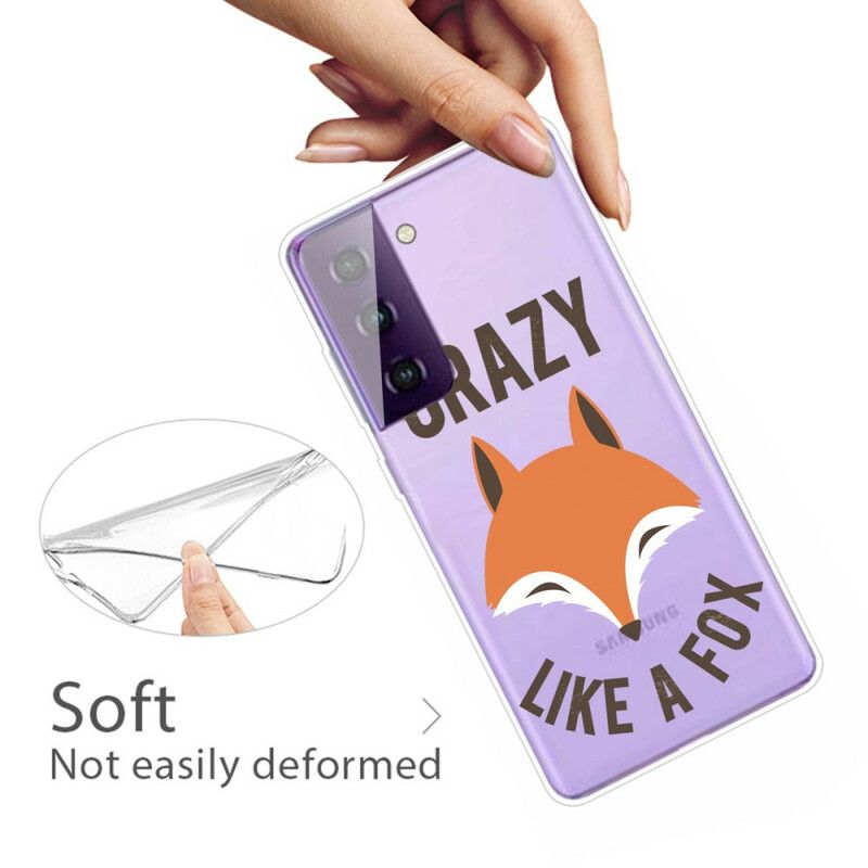 Cover Samsung Galaxy S21 FE Ræv / Skør Som En Ræv