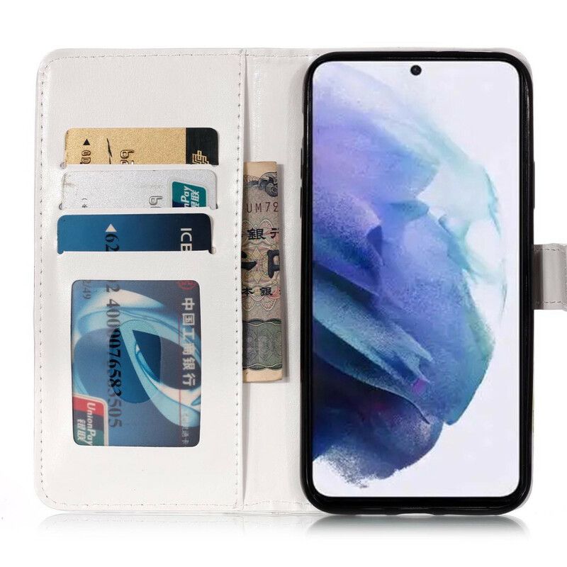 Flip Cover Samsung Galaxy S21 FE Leopardprint