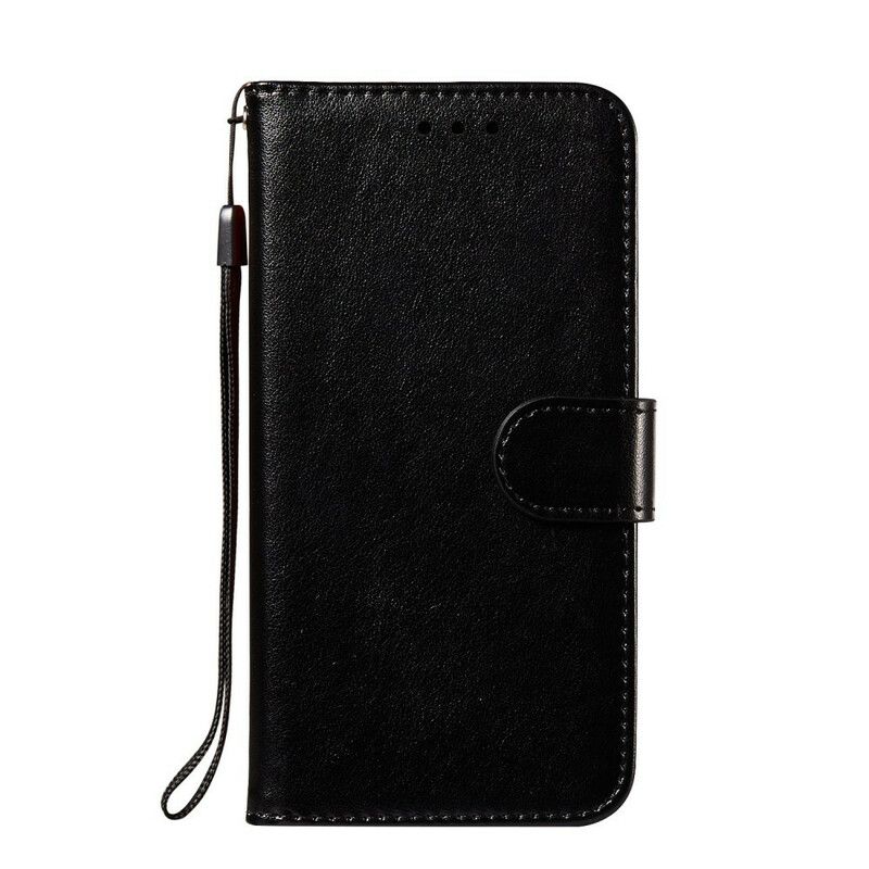Flip Cover Samsung Galaxy S21 FE Med Snor Ensfarvet Serierem