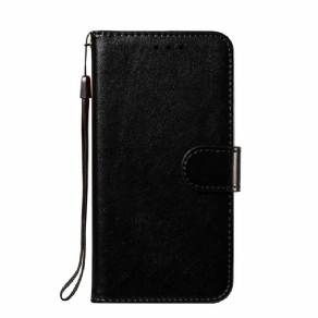 Flip Cover Samsung Galaxy S21 FE Med Snor Ensfarvet Serierem