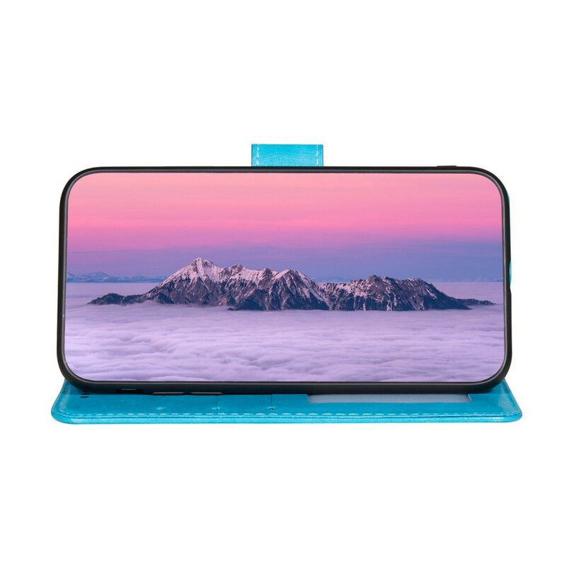 Flip Cover Samsung Galaxy S21 FE Med Snor Ensfarvet Serierem