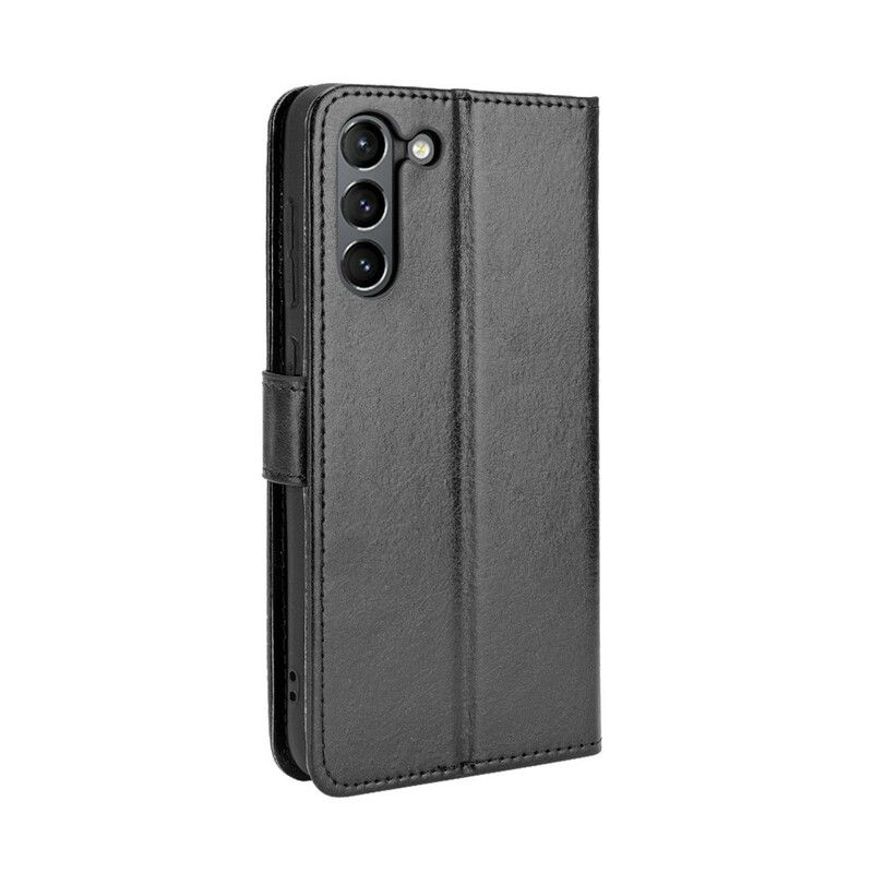 Læder Cover Samsung Galaxy S21 FE Flashy Kunstlæder