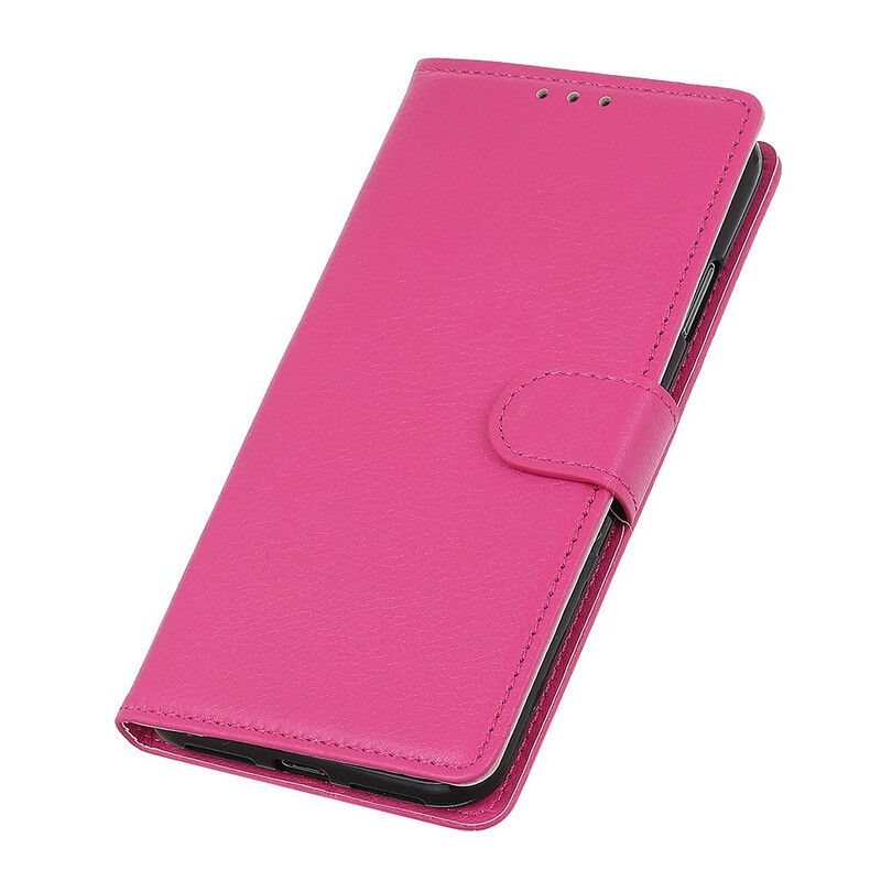 Læder Cover Samsung Galaxy S21 FE Traditionelt Kunstlæder