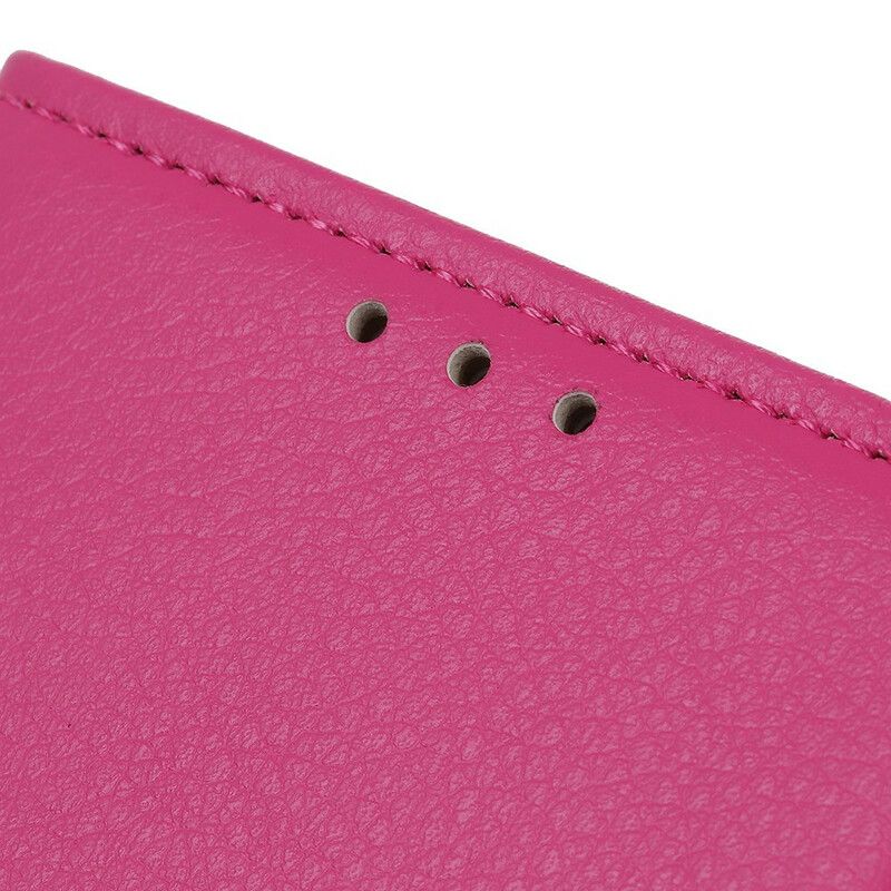 Læder Cover Samsung Galaxy S21 FE Traditionelt Kunstlæder