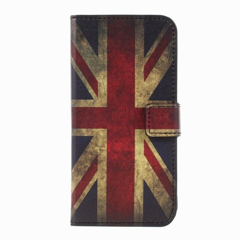 Læder Cover Samsung Galaxy XCover 4 / 4S Englands Flag