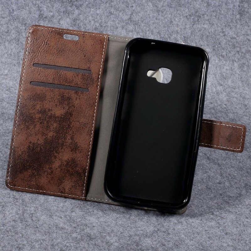 Læder Cover Samsung Galaxy XCover 4 / 4S Vintage Lædereffekt