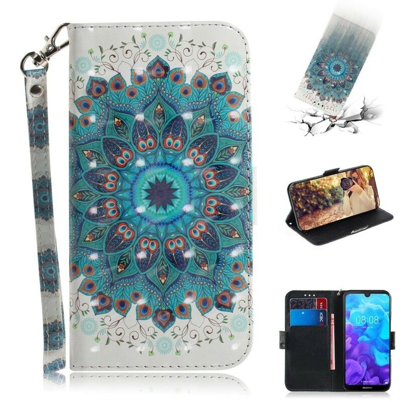 Flip Cover / Honor 8S Med Snor Mestrerig Strappy Mandala