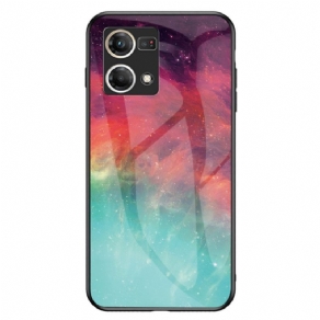 Cover Oppo Reno 7 Hærdet Glasmønster