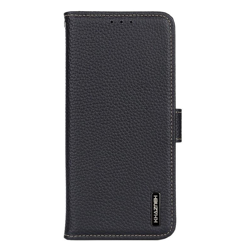 Flip Cover Oppo Reno 7 Litchi Khazneh Læder