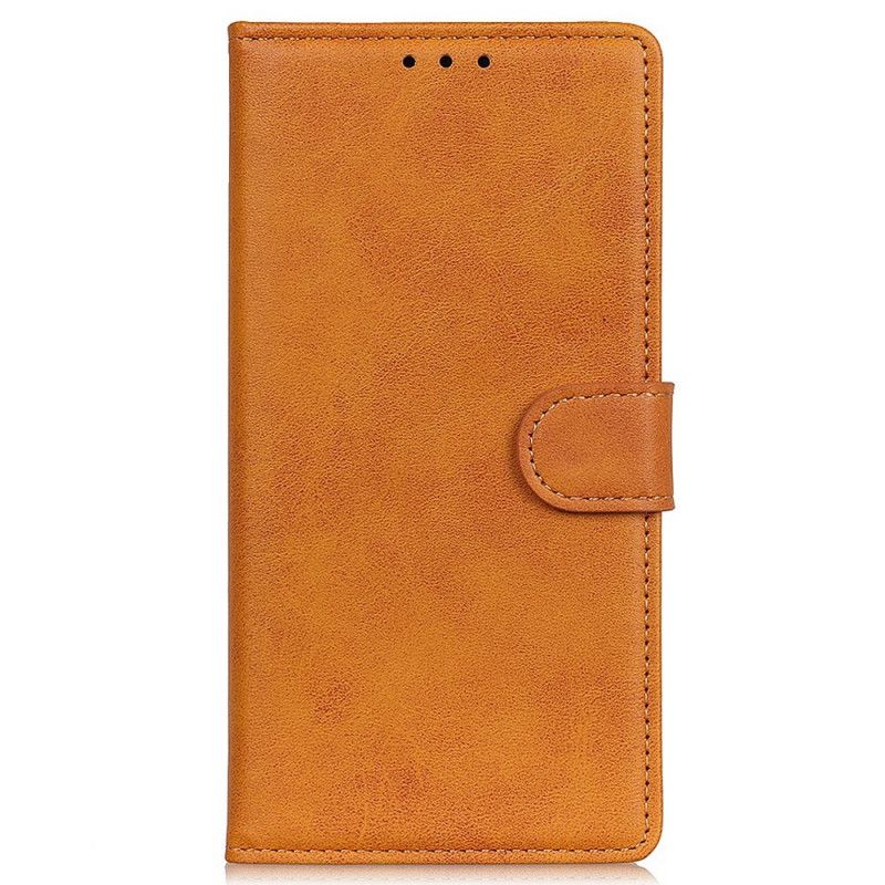 Flip Cover Oppo Reno 7 Mat Læderstil