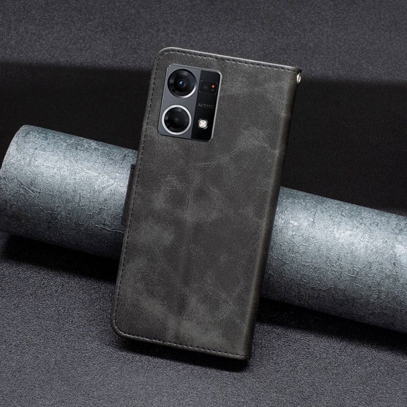 Flip Cover Oppo Reno 7 Skrålås