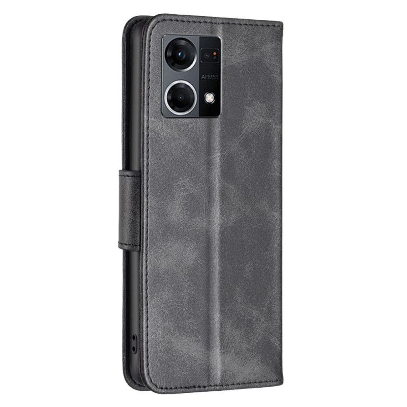 Flip Cover Oppo Reno 7 Skrålås