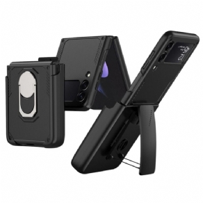 Cover Samsung Galaxy Z Flip 3 5G Flip Cover Med Ring Og Støtte Gkk