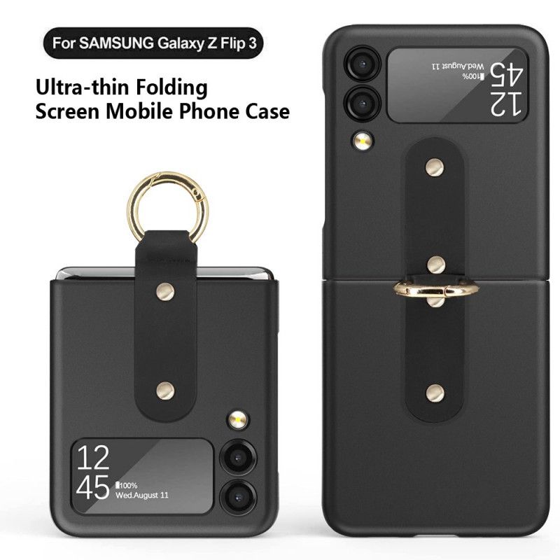 Cover Samsung Galaxy Z Flip 3 5G Flip Cover Metalring