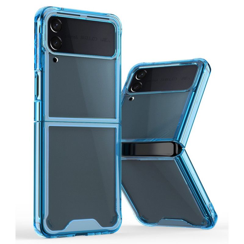 Cover Samsung Galaxy Z Flip 3 5G Flip Cover Transparent Farvet