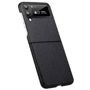 Mobilcover Samsung Galaxy Z Flip 3 5G Flip Cover Ægte Læder